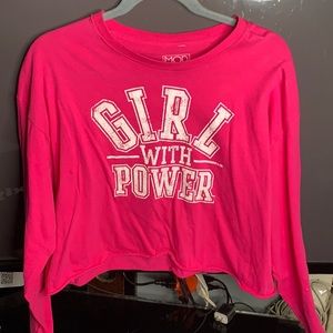 Long sleeve crop Tshirt